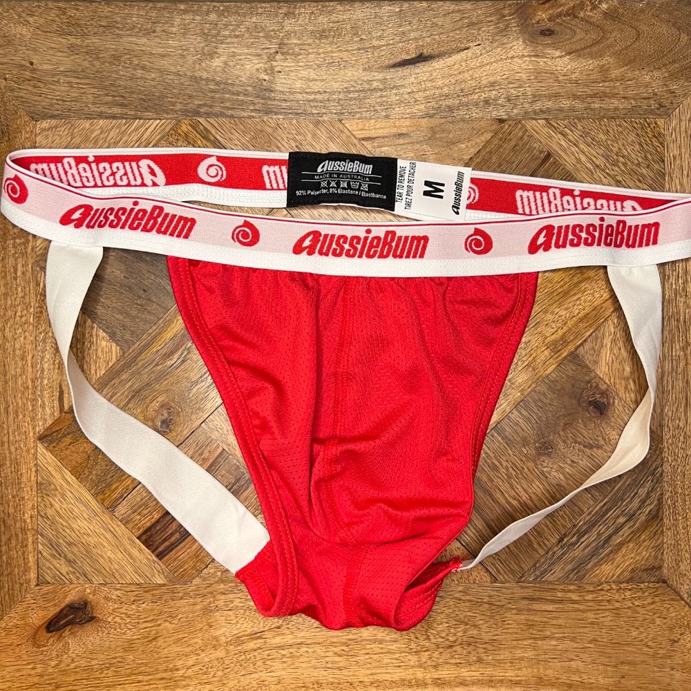 AussieBum WJ Pro Jock - Red (NWT)